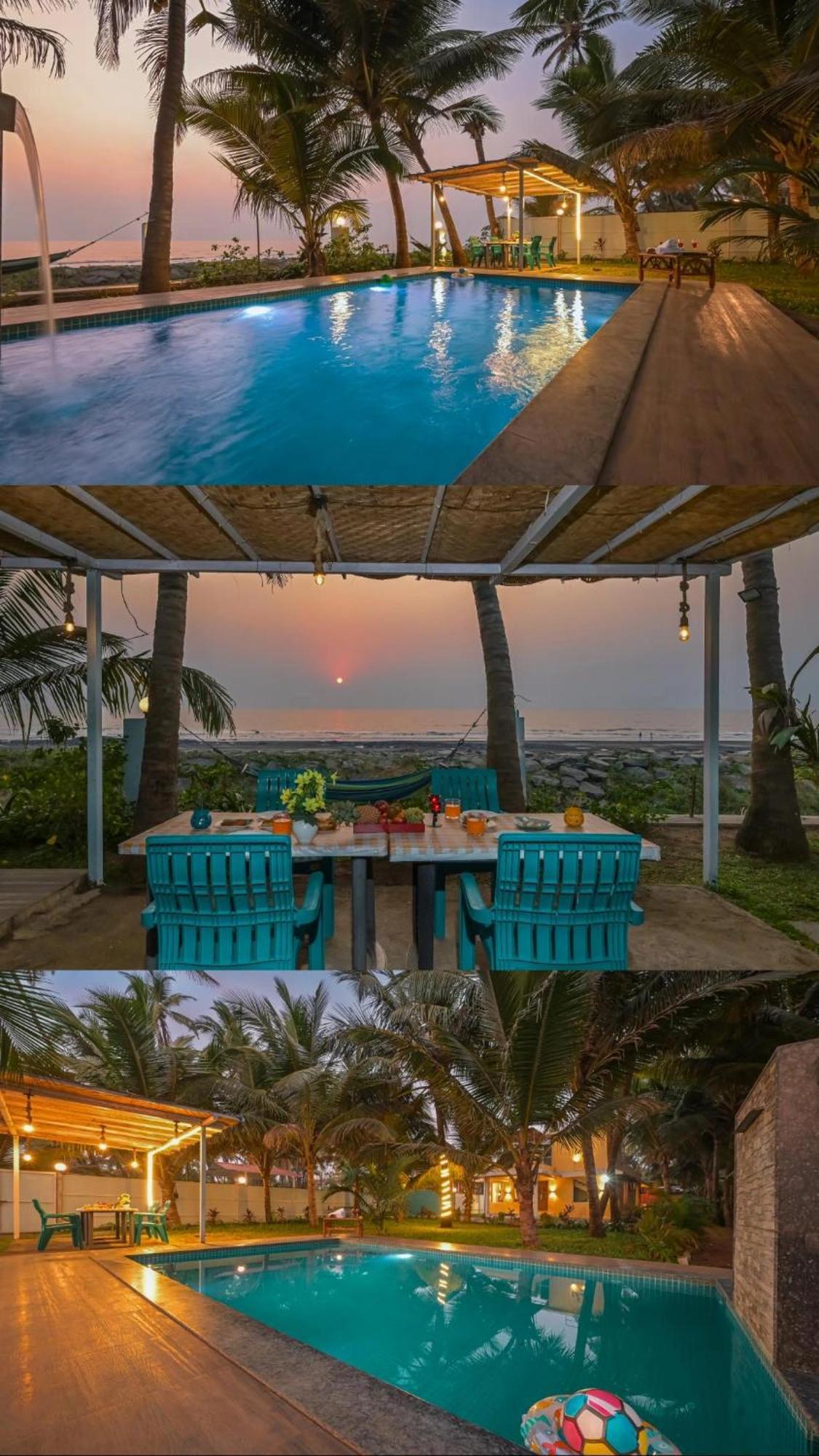 En Ocean Infinity Pool Villa Overlooking Sea ,Beach Touch Алібаґ Екстер'єр фото